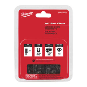 Cadena 3/8" bajo perfil, 52 eslabones, 356mm, 1,1mm para motosierra M18FCHS35