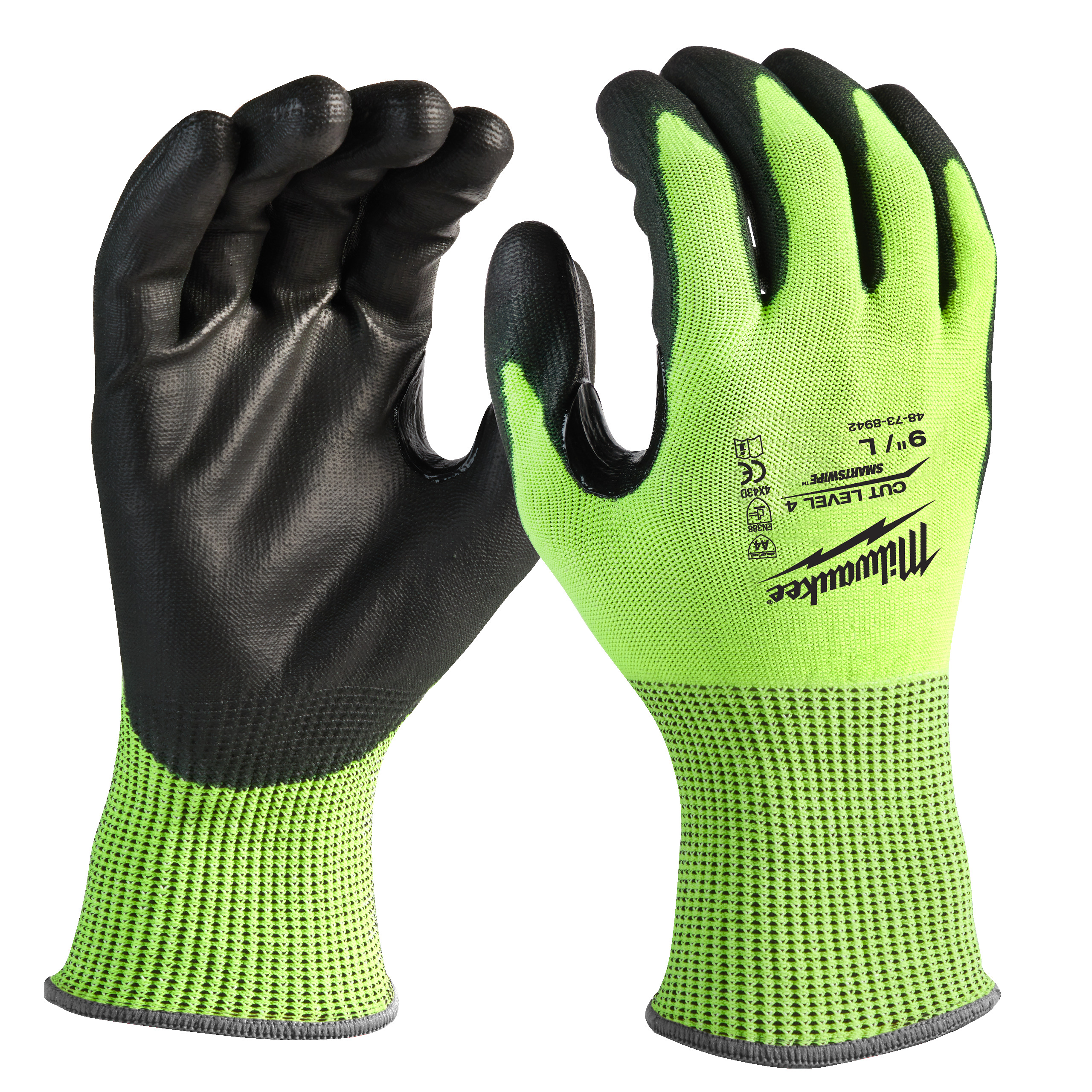 Guantes anticorte Alta visibilidad Nive 1 Guantes anticorte Alta visibilidad Nive