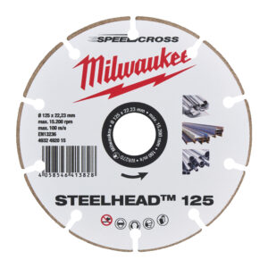 Disco diamante STEELHEAD 125mm corte de acero y acero inoxidable