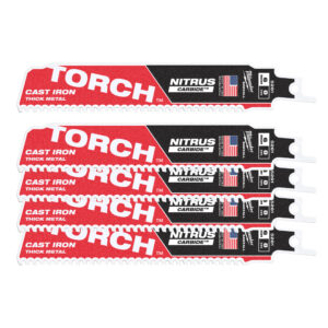 Hoja THE TORCH™ NITRUS Carbide 150mm 8Tpi - 5uds