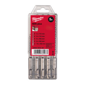 Estuche de plástico con 5 brocas SDS-Plus M2™