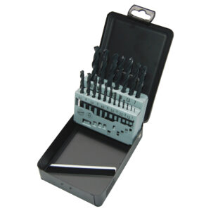 Promociones 9 Estuche de metal con 19 brocas HSS-R