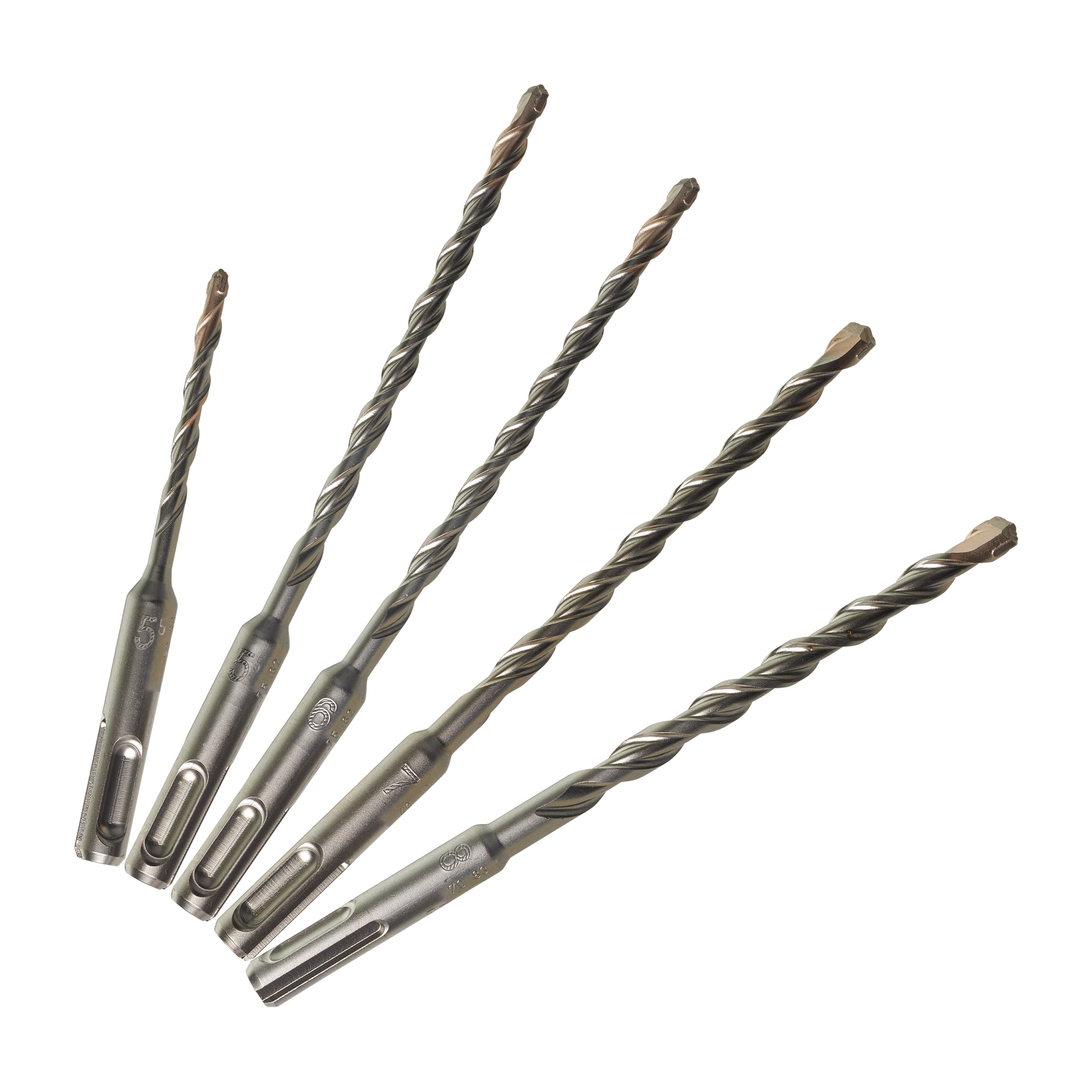 Estuche de plástico con 5 brocas SDS-Plus M2™ 1 Estuche de plástico con 5 brocas SDS-Plus M2™