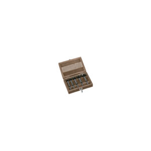 Estuche de 5 brocas Forstner en caja de madera