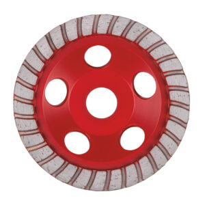 Copa de diamante turbo para nivelación y canteados. Acabado fino en hormigón y piedras naturales