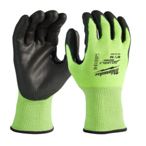 Guantes anticorte alta visibilidad Nivel C