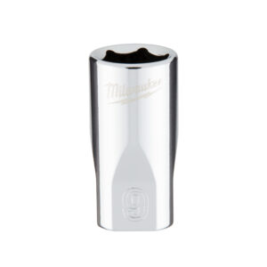 Vaso corto de ¼″ de 9mm