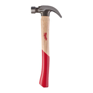 Martillo de uñas curvas y mango de nogal de 570g