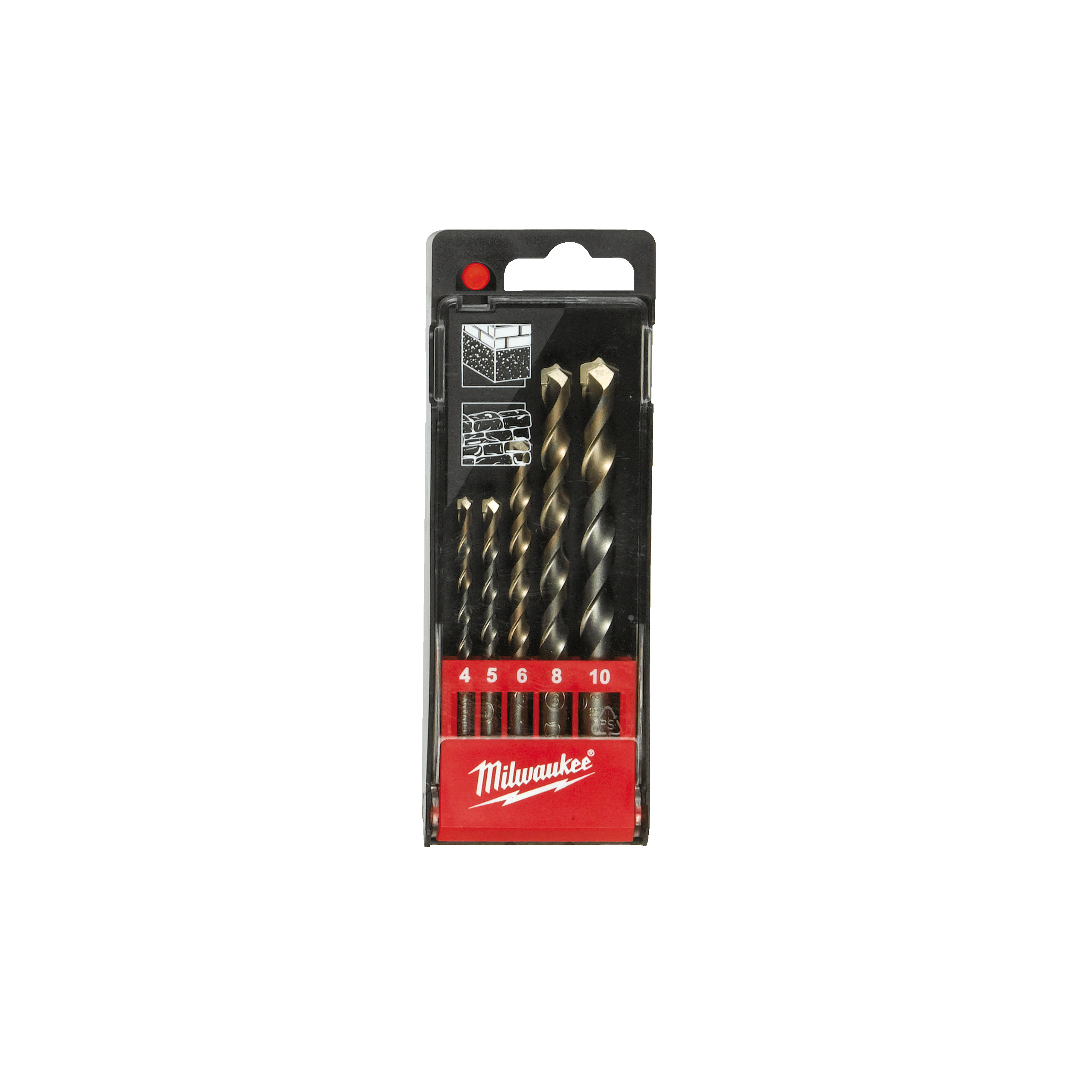 Estuche de 5 brocas para hormigón 1 Estuche de 5 brocas para hormigón