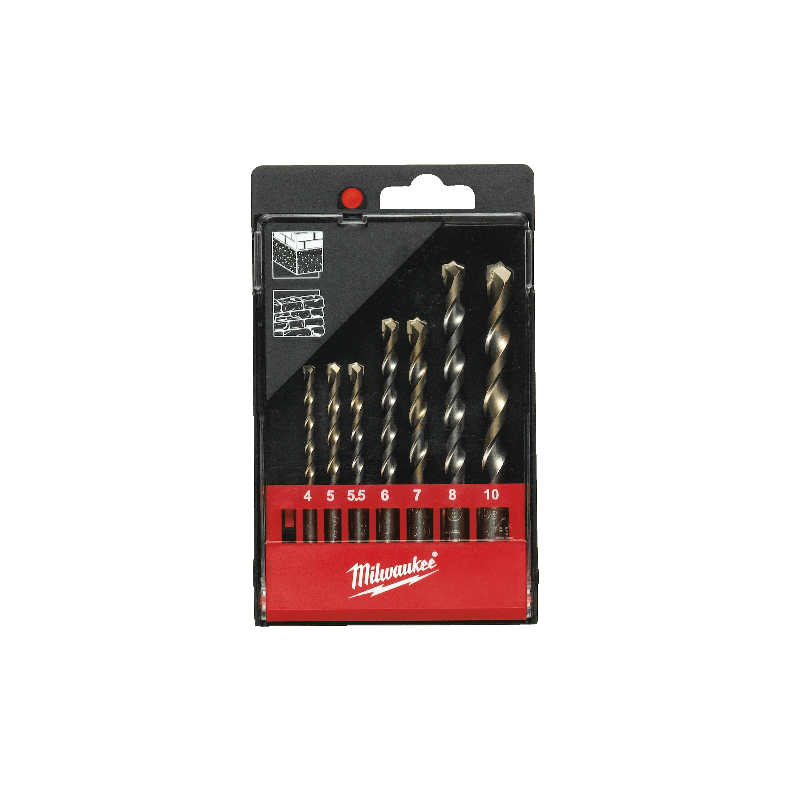 Estuche de 8 brocas para hormigón 1 Estuche de 8 brocas para hormigón