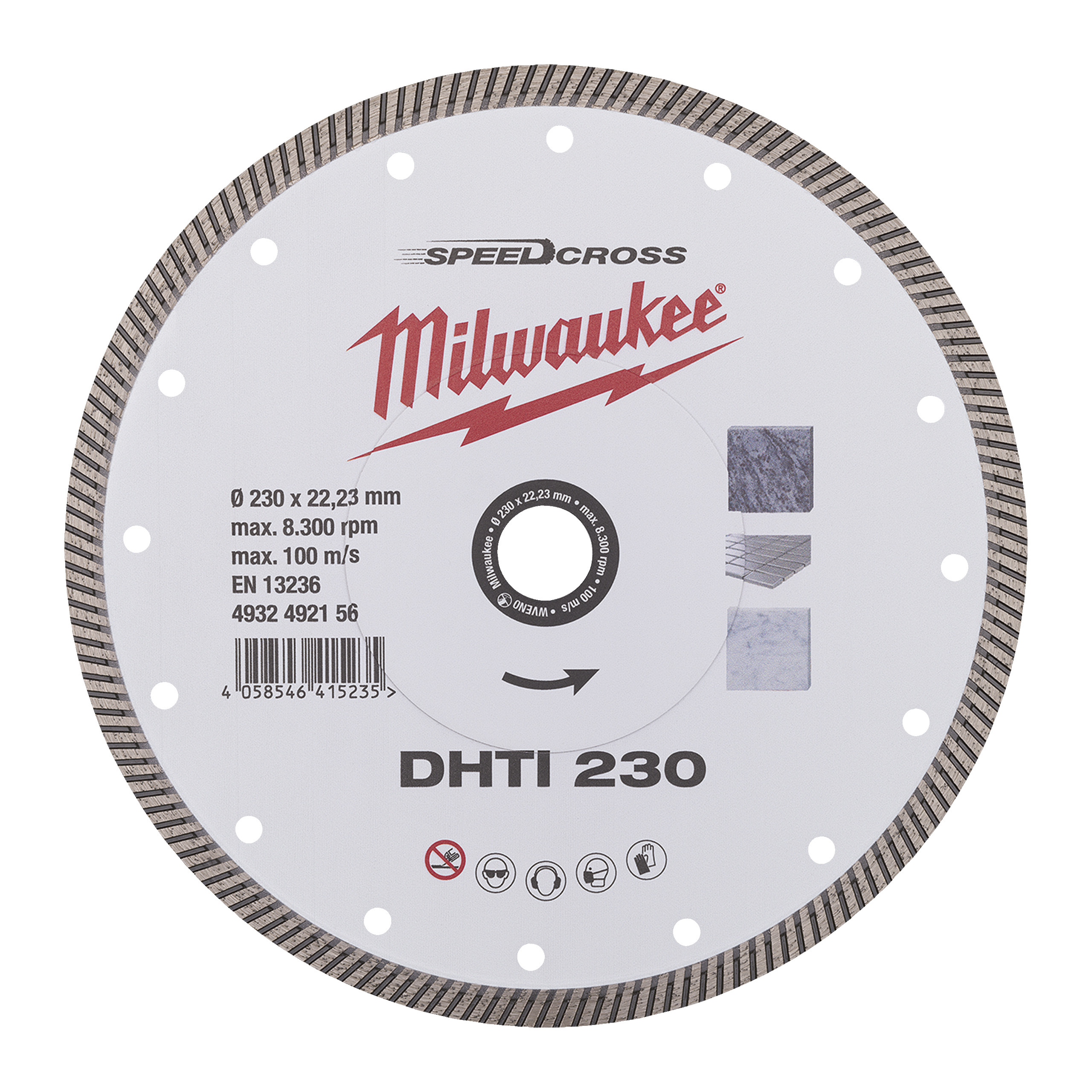 Disco diamante SPEEDCROSS Continuo - DHTi 230mm 1 Disco diamante SPEEDCROSS Continuo - DHTi 230mm