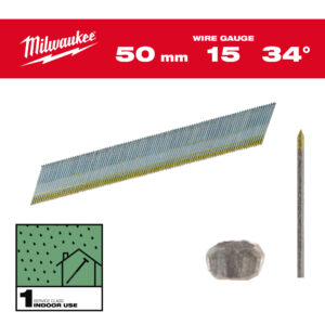 Clavos 15G 34º 50mm - 2.500uds