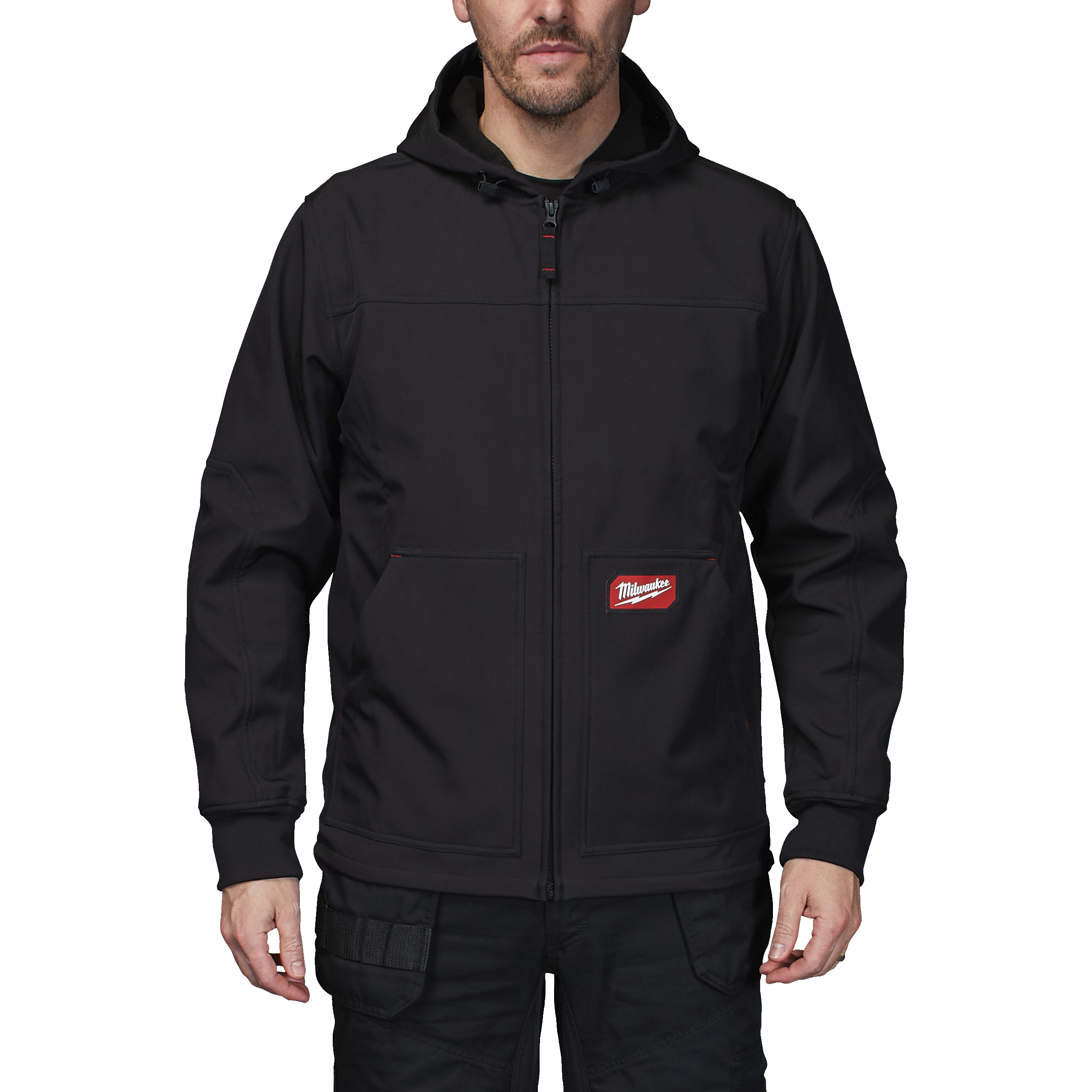 Chaqueta con capucha FREEFLEX™ Softshell Negra 1 Chaqueta con capucha FREEFLEX™ Softshell Negra