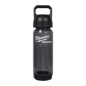 Promociones 6 Botella de plástico negra PACKOUT™ de 740ml