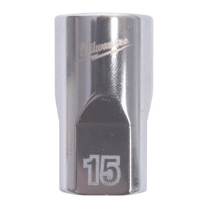 Vaso de 12 caras de ½″ corto 15mm