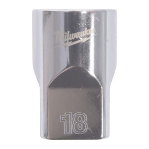 Vaso de 12 caras de ½″ corto 18mm