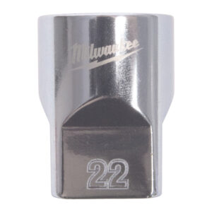 Vaso de 12 caras de ½″ corto 22mm