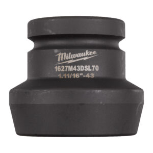 Vaso de impacto 1" corto 1-11/16" (42.86mm) Bi-Cuadrado