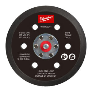 Plato para lijadora rotorbital M12 FUEL™ 150mm - Suave y autoadherente