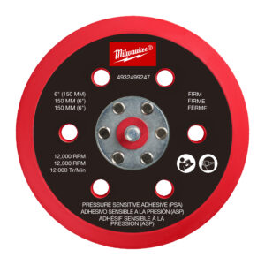 Plato para lijadora rotorbital M12 FUEL™ 150mm - Duro y PSA