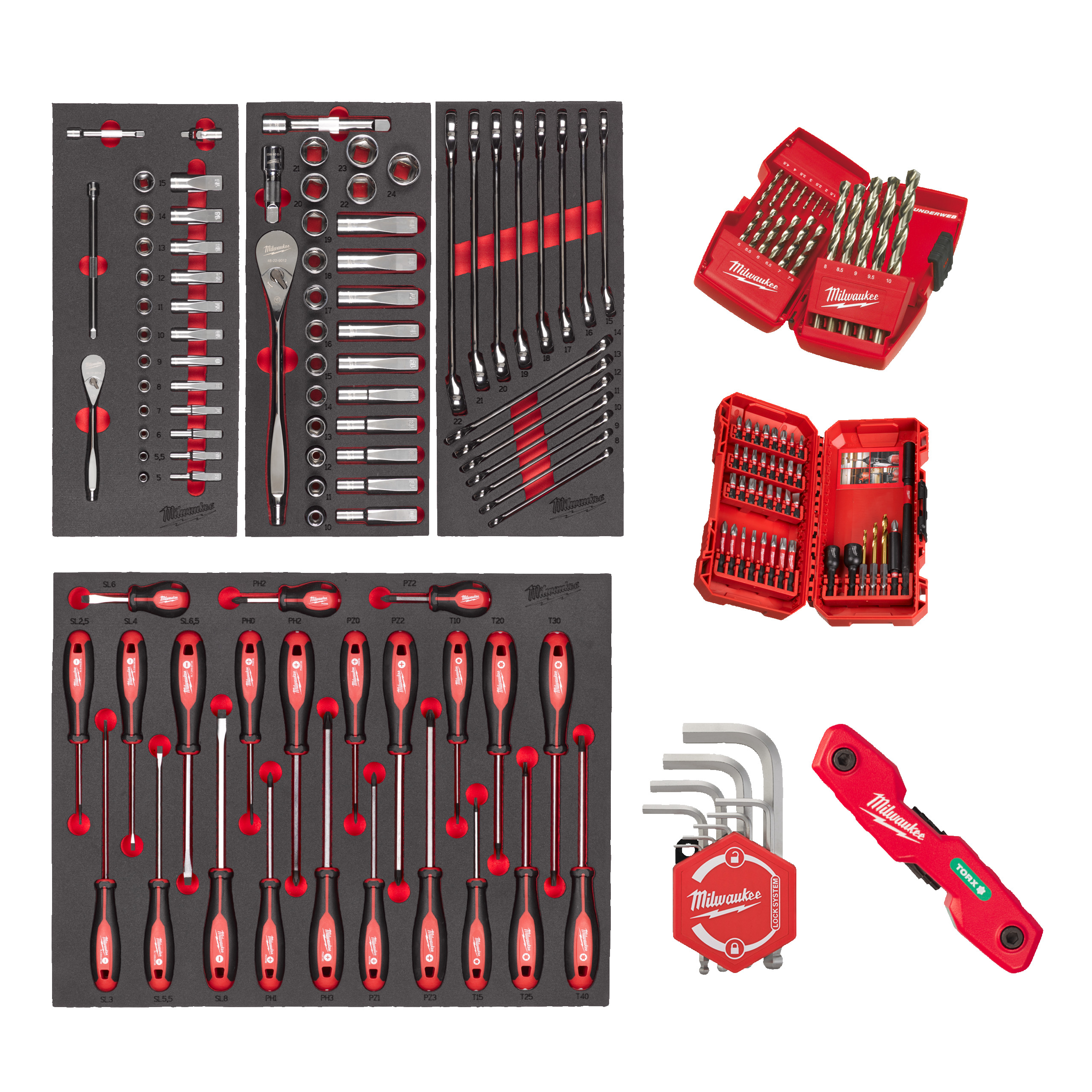 Conjunto universal de espumas 170pcs 1 Conjunto universal de espumas 170pcs