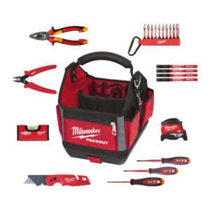 Promociones 24 Kit electricista 23pcs en bolsa portaherramientas de 25cm