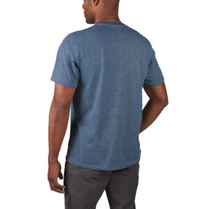 Camiseta híbrida de manga corta azul