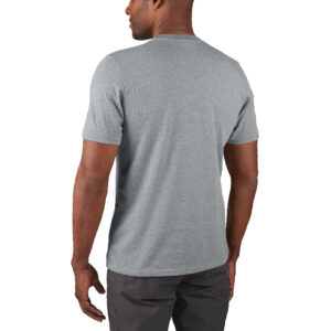 Camiseta híbrida de manga corta gris
