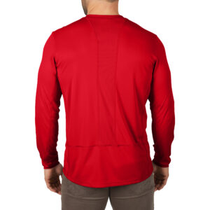 Camiseta para clima templado workskin™ de manga larga roja