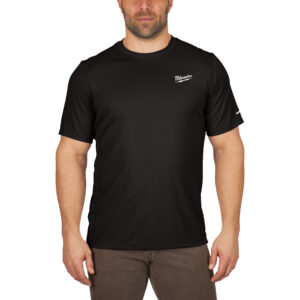 Camiseta para clima templado workskin™ de manga corta negra