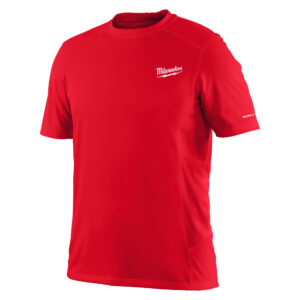 Camiseta para clima templado workskin™ de manga corta roja