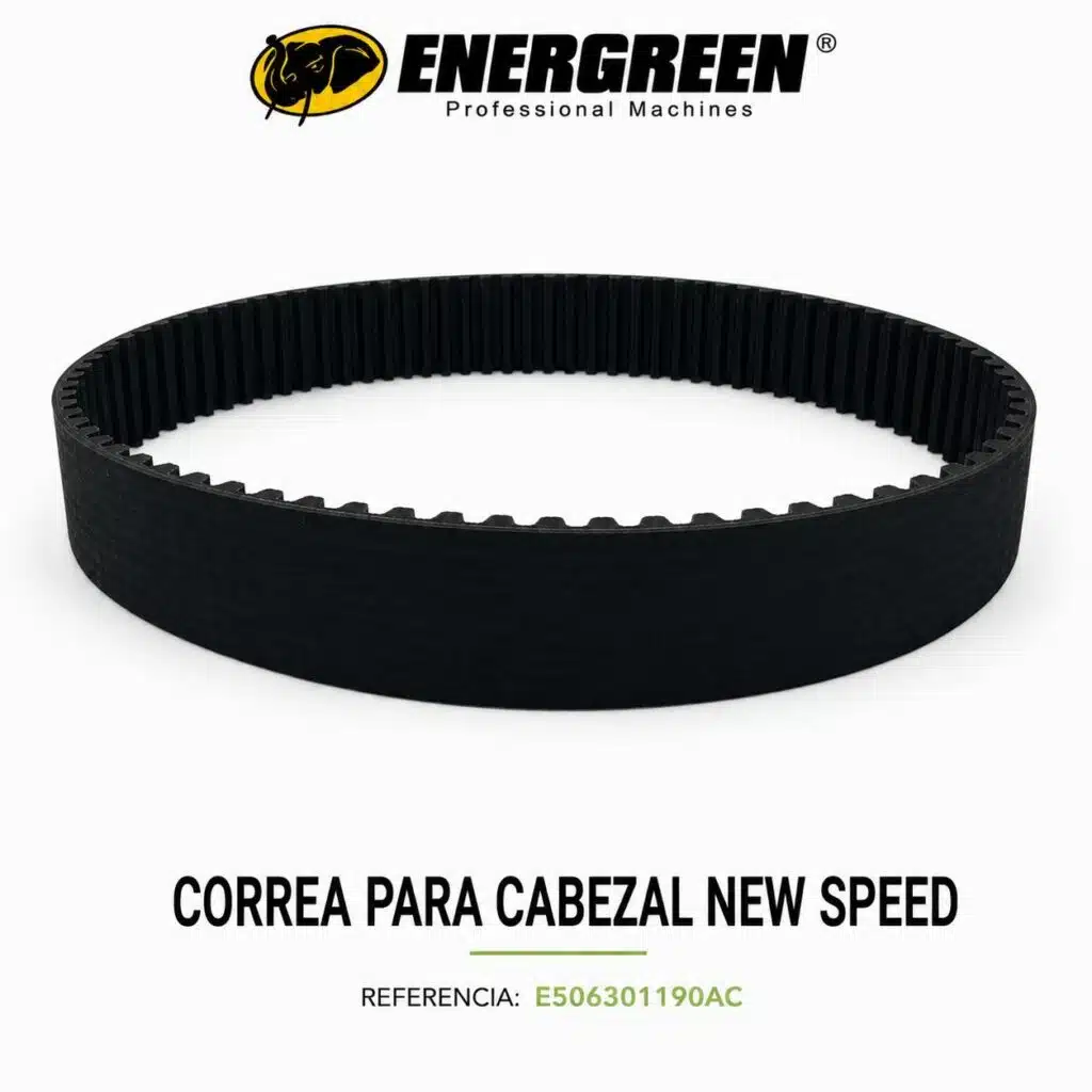 Correa de transmisión original Energreen referencia E506301190AC para cabezal New Speed