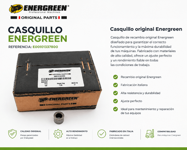 Casquillo original Energreen referencia E00101337800 para cabezal desbrozador